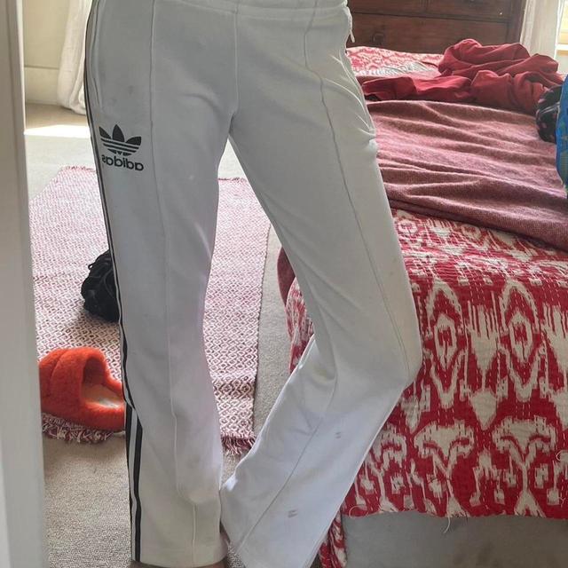 Adidas Women's Trousers - White - UK 10 on Productcaster.