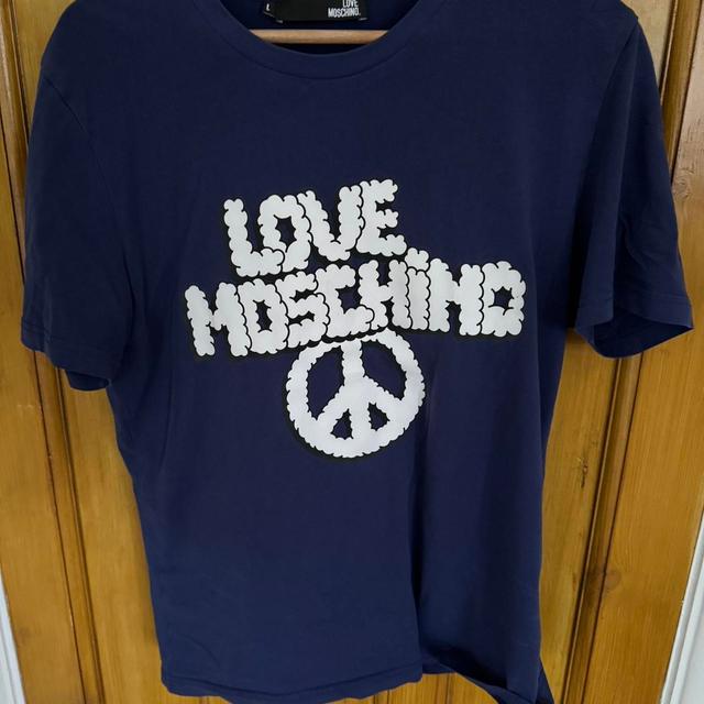 Love Moschino Men's Shirt - Navy - M on Productcaster.