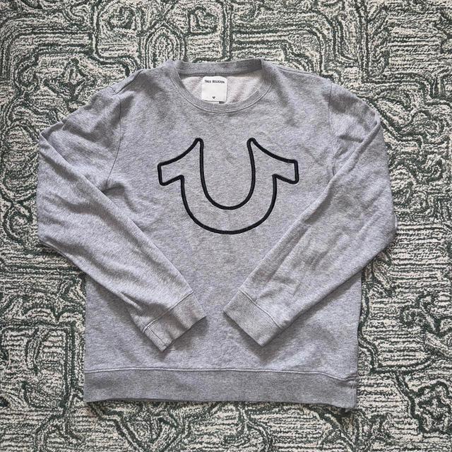 True Religion Men's Jumper - Grey - XL on Productcaster.