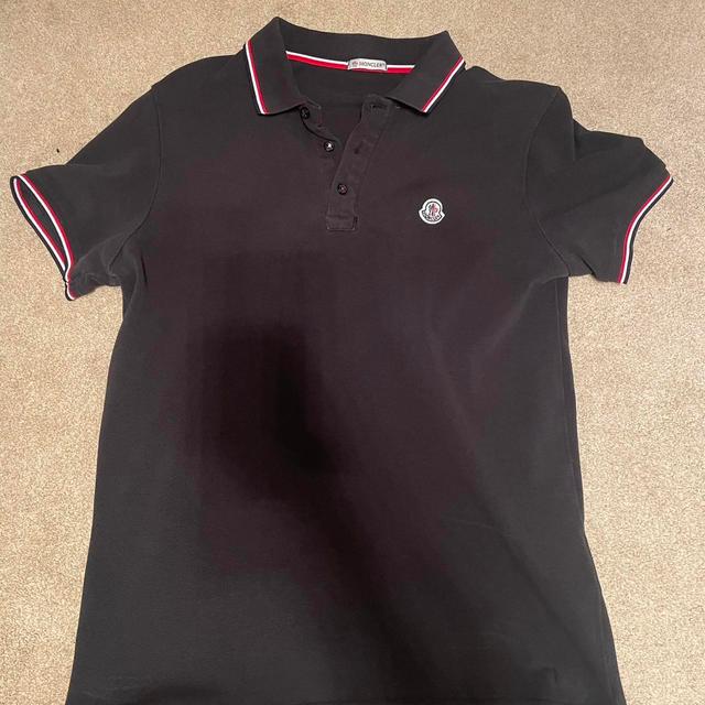 Moncler Men's Polo shirt - Black - M on Productcaster.