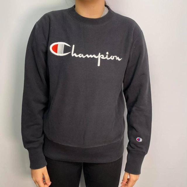 Champion Women's Sweatshirt - Black - 10 on Productcaster.