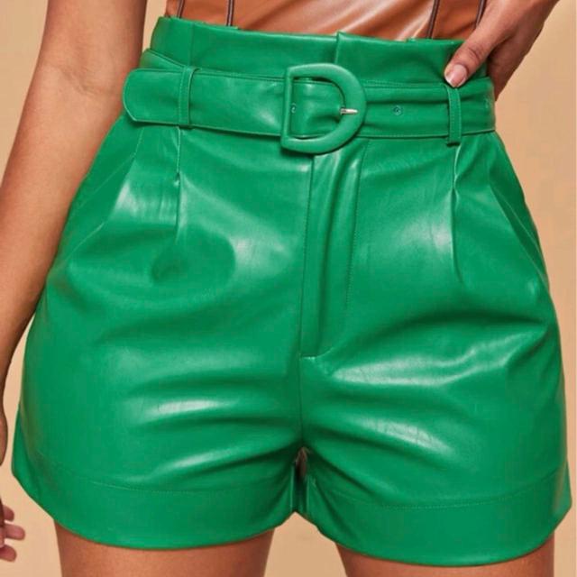 SHEIN Women's Shorts - Green - XS on Productcaster.