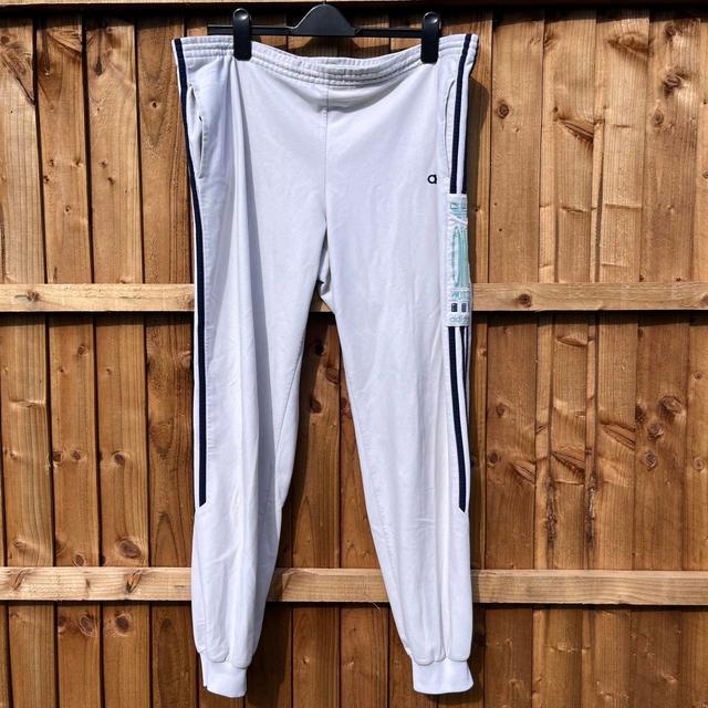 Adidas Men's Sweatpants - Grey/White - XL on Productcaster.