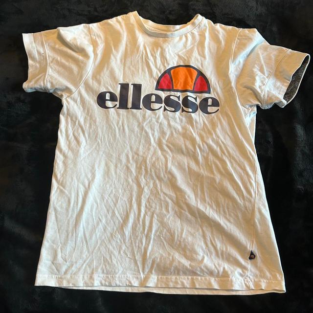 Ellesse Men's T-shirt - White - S on Productcaster.