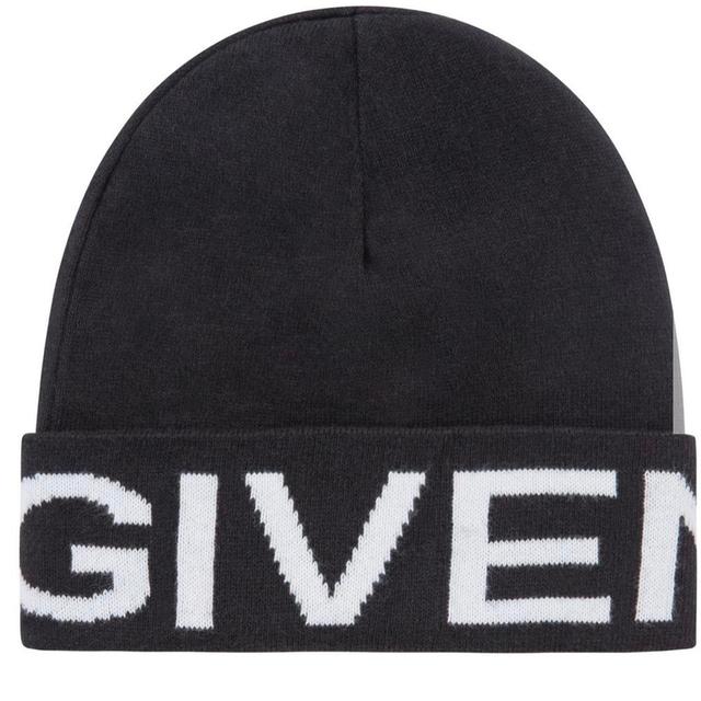 Givenchy Men's Beanies - Black/White on Productcaster.