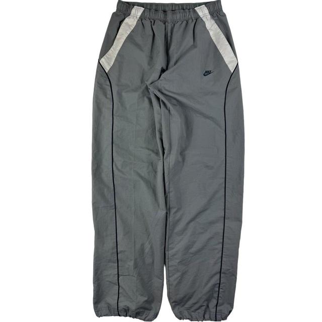 Nike Men's Trousers - Grey/White - M on Productcaster.