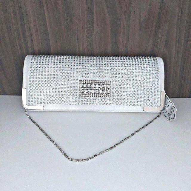 AAA Women's Clutch bags - White/Silver on Productcaster.