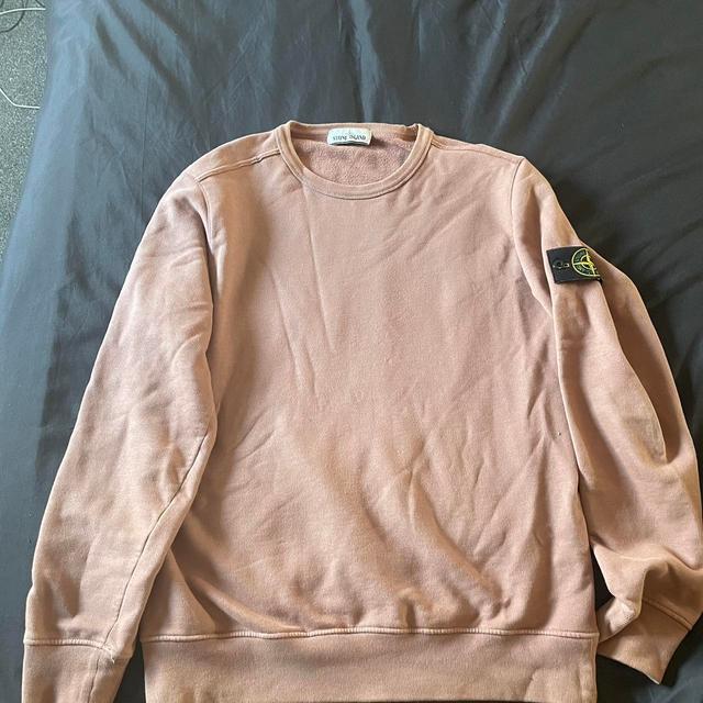 Stone Island Men's Sweatshirt - Pink - L on Productcaster.