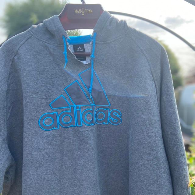 Adidas Men's Hoodie - Grey - XXL on Productcaster.