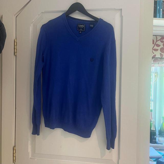 Chaps Men's Jumper - Blue - S on Productcaster.