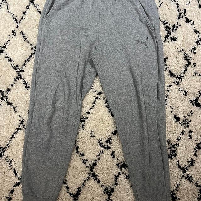 Puma Men's Sweatpants - Grey - L on Productcaster.