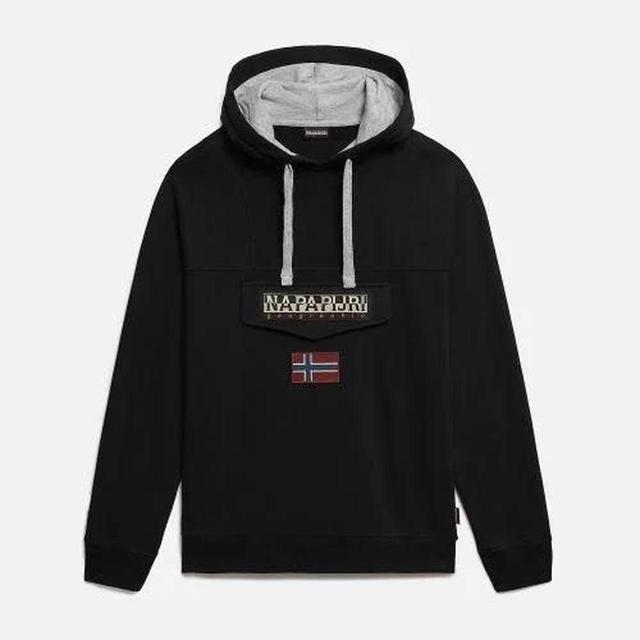 Napapijri Men's Hoodie - Black - M on Productcaster.