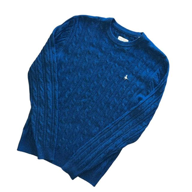 Jack Wills Men's Jumper - Blue/Navy - M on Productcaster.