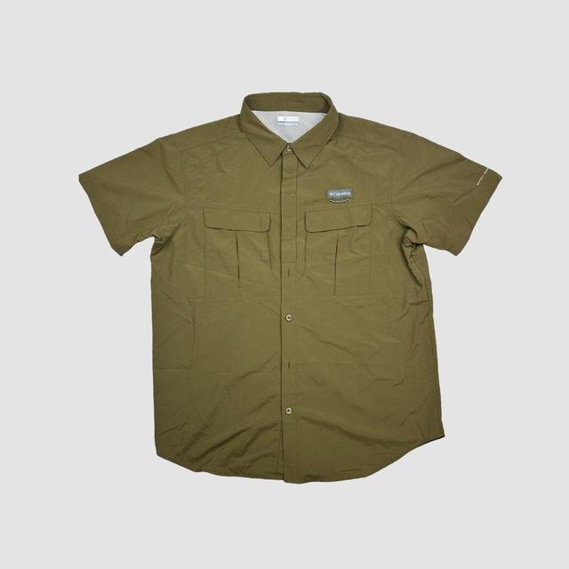 Columbia Sportswear Men's Shirt - Khaki/Green - L on Productcaster.