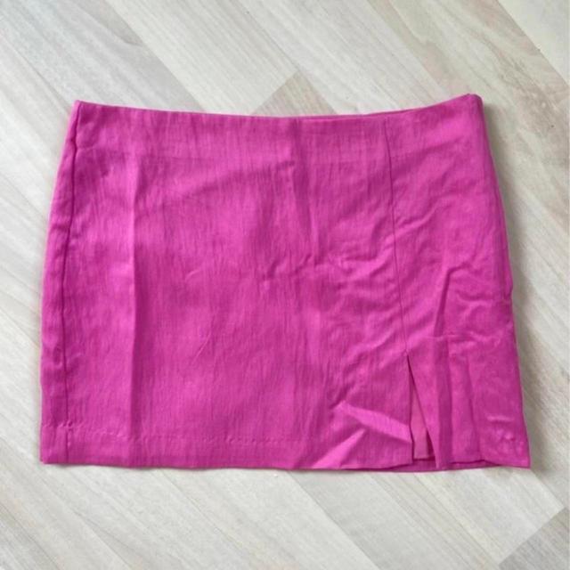 H&M Women's Mini Skirt - Pink - UK 12 on Productcaster.