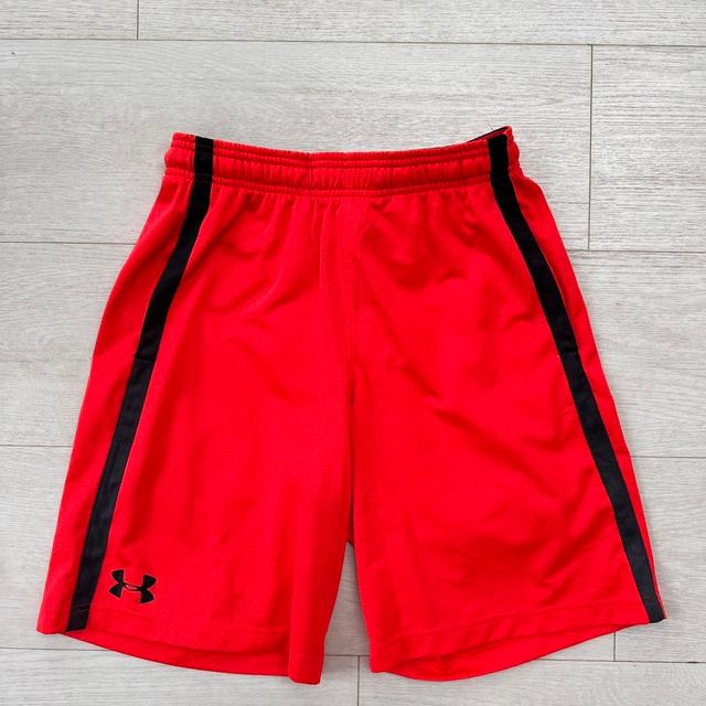 Under Armour Men's Shorts - Red - S on Productcaster.