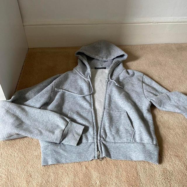 Brandy Melville Women's Hoodie - Grey - One size on Productcaster.