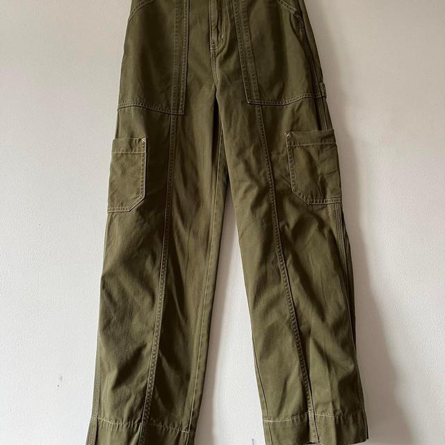 Weekday Women's Cargo Trousers - Khaki - 29" on Productcaster.