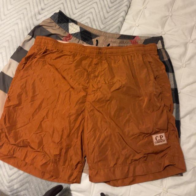 CP Company Men's Shorts - Orange - XL on Productcaster.