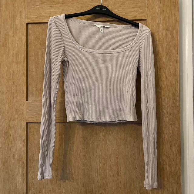 H&M Women's Top - Pink/Tan - S on Productcaster.