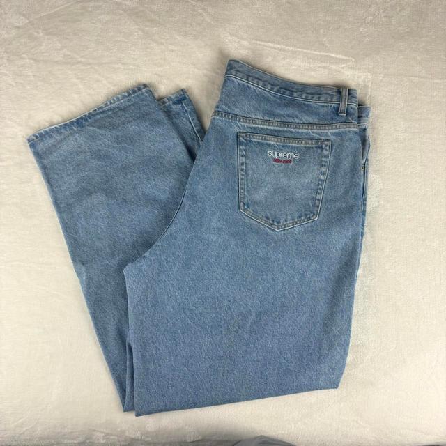 Supreme Men's Jeans - Blue - 38" on Productcaster.