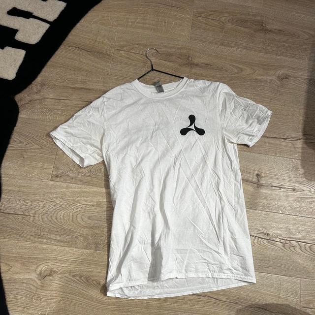 Men's T-shirt - White/Black - M on Productcaster.