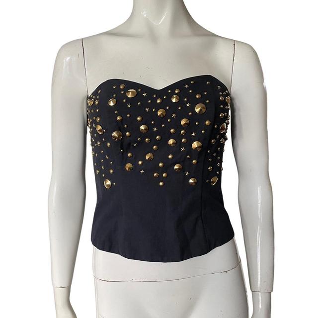 Mondi Women's Corset - Blue/Gold - XS on Productcaster.