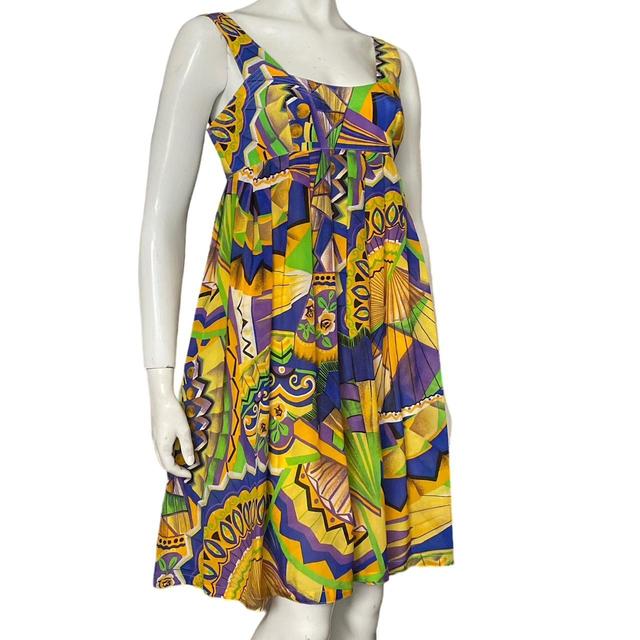 Vintage Women's Babydoll Dress - Multi/Yellow - XS on Productcaster.