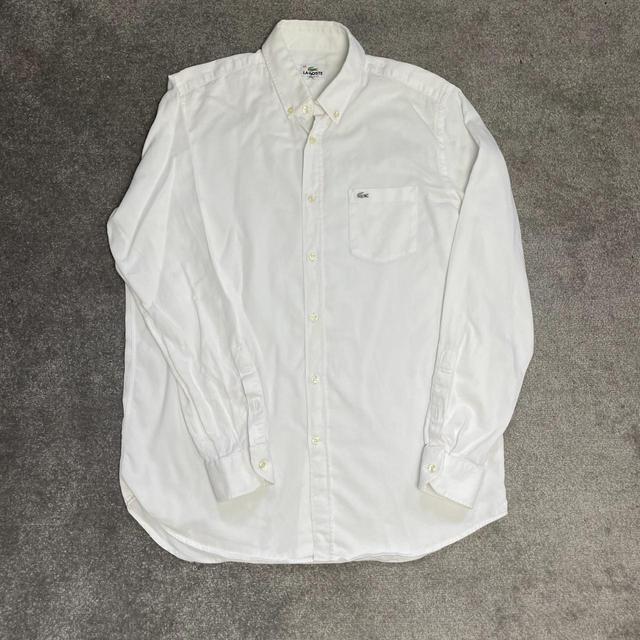 Lacoste Men's Shirt - White - M on Productcaster.