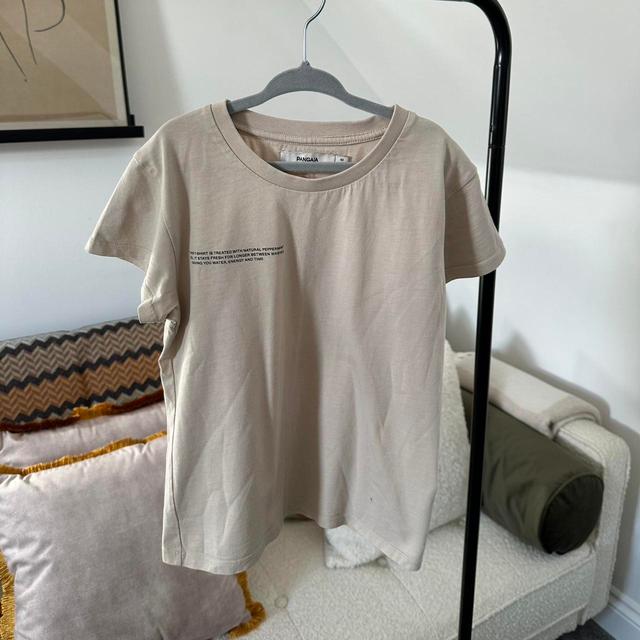 Pangaia Kids' T-shirt - Tan/Cream - 7 years on Productcaster.