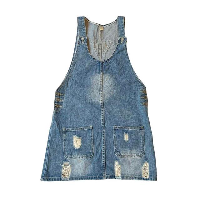 Vintage Women's Casual Dress - Blue - S on Productcaster.