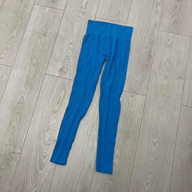 Pull&Bear Women's Leggings - Blue - S on Productcaster.