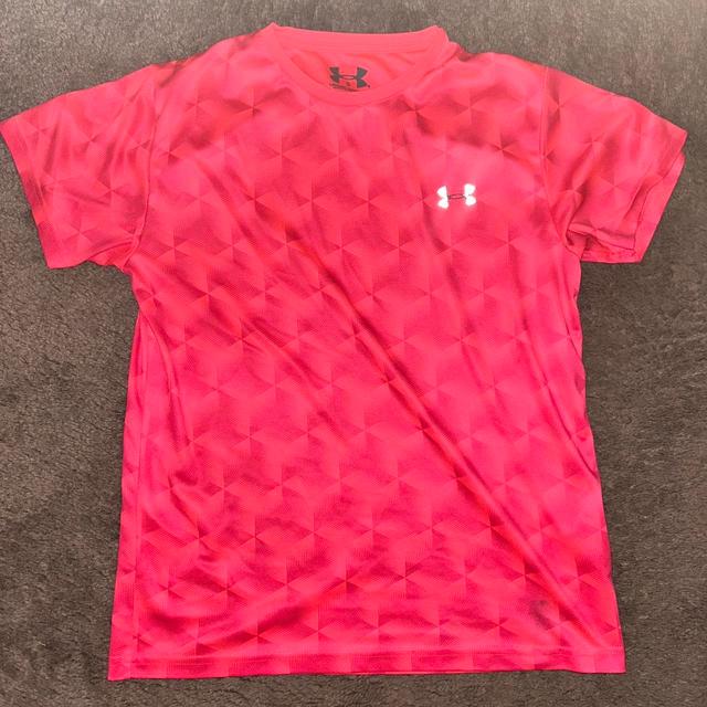 Under Armour Men's T-shirt - Pink/Red - S on Productcaster.