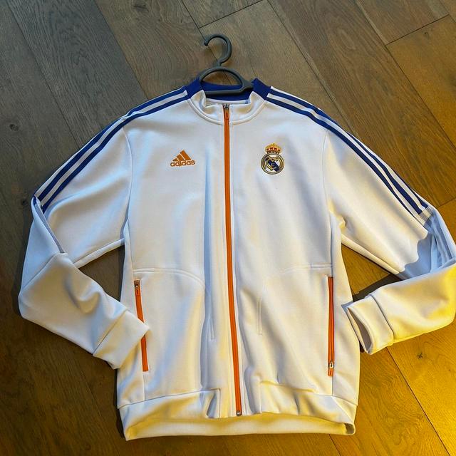 Adidas Men's Jacket - White - L on Productcaster.