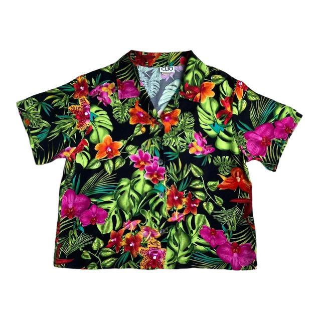 Vintage Women's Blouse - Multi - L on Productcaster.