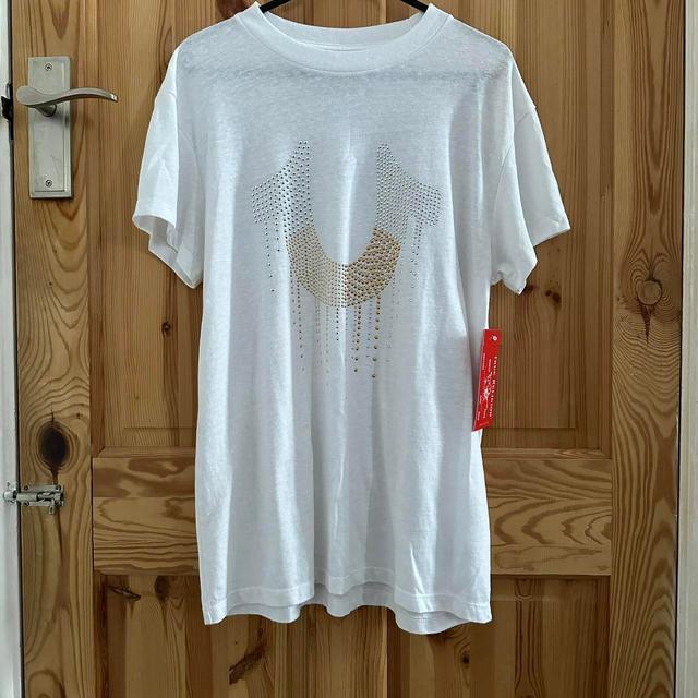 True Religion Women's T-shirt - White - XS on Productcaster.