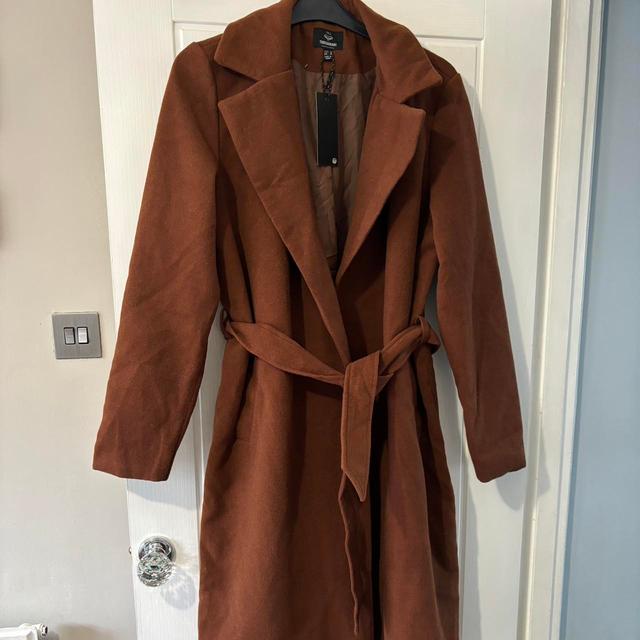 Threadbare Women's Overcoat - Brown - UK 14 on Productcaster.