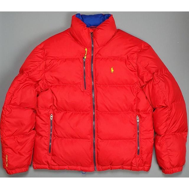 Ralph Lauren Men's Puffer Jacket - Red - L on Productcaster.