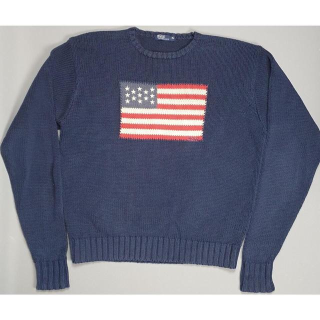 Polo Ralph Lauren Men's Jumper - Blue - XL on Productcaster.