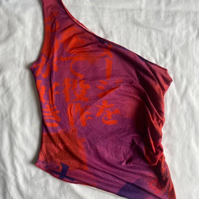 Vintage Supply Women's Crop top - Multi/Red - 6 on Productcaster.