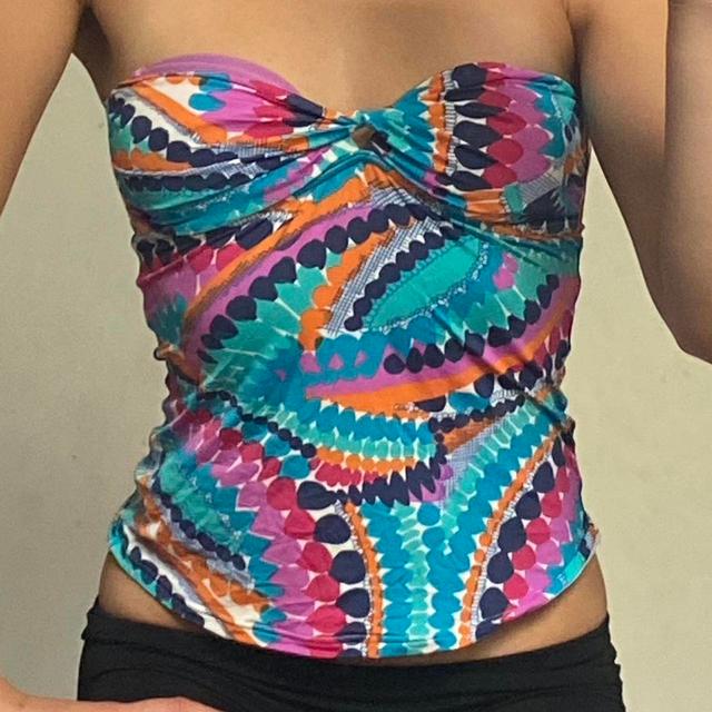 Vintage Supply Women's Crop top - Multi - 8 on Productcaster.