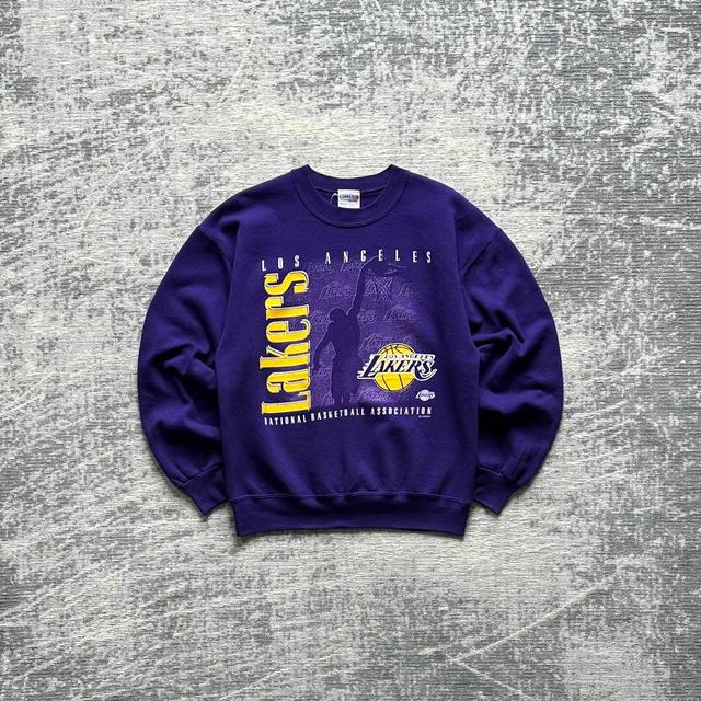 Chalk Line Men's Sweatshirt - Purple/Yellow - M on Productcaster.