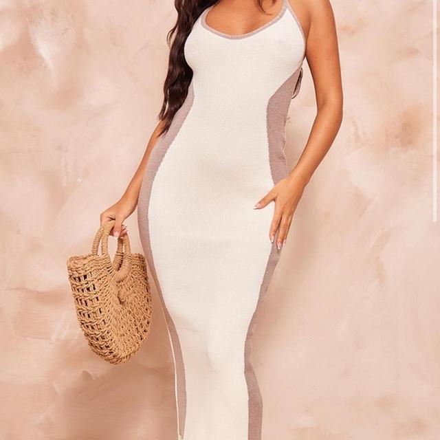 PrettyLittleThing Women's Dress - Cream/Tan - XS on Productcaster.