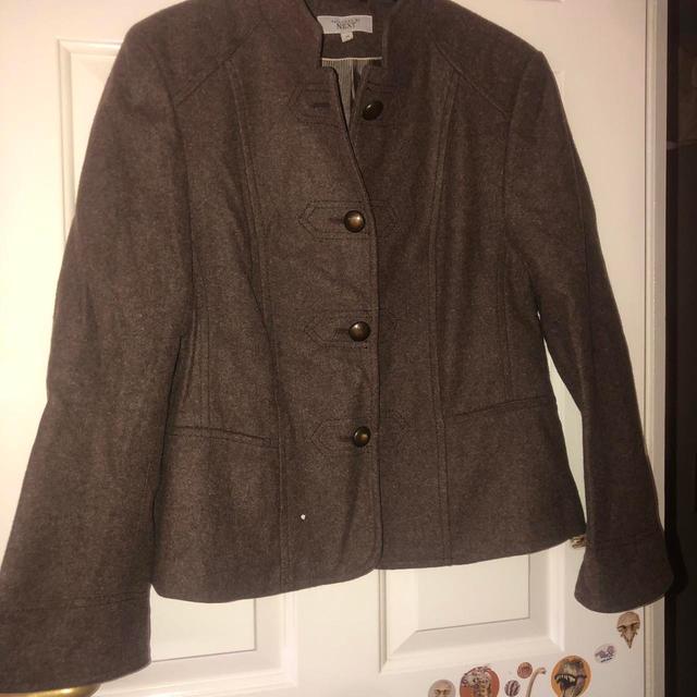 Next Women's Blazer Jacket - Brown - UK 14 on Productcaster.