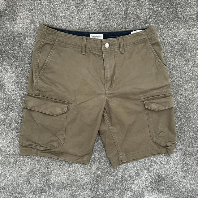 Timberland Men's Shorts - Khaki - 32" on Productcaster.