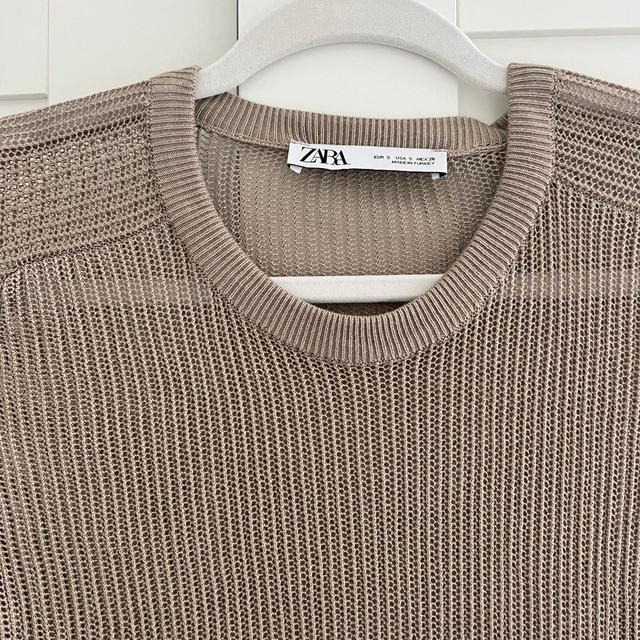 Zara Women's Top - Brown - S on Productcaster.