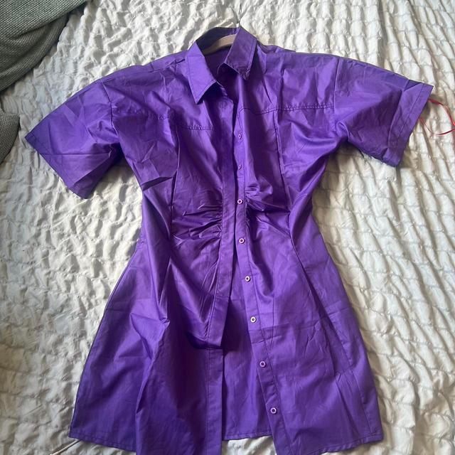 Women's Shirt Dress - Purple - L on Productcaster.