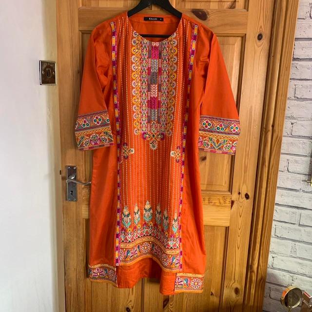 Khaadi Women's Dress - Orange - 10 on Productcaster.