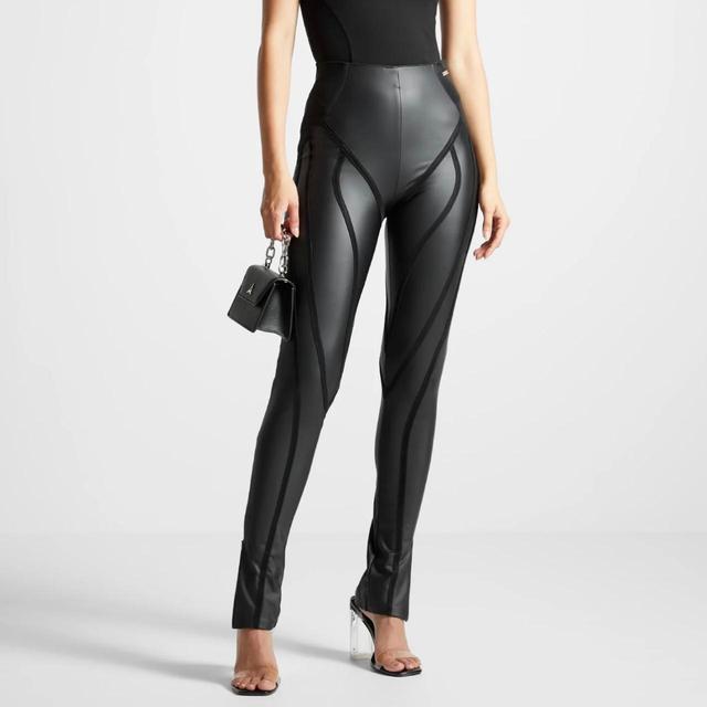 Maniere De Voir Women's Leggings - Black - UK 6 on Productcaster.