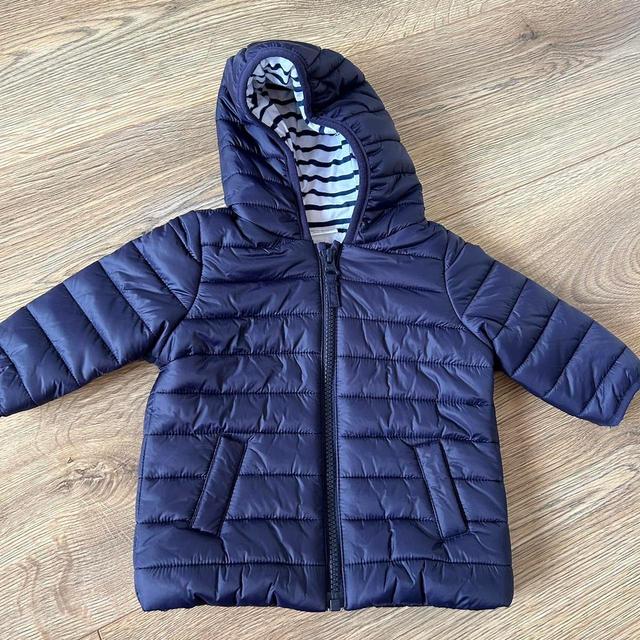 Next Kids' Puffer Jacket - Navy - 3-6 months on Productcaster.